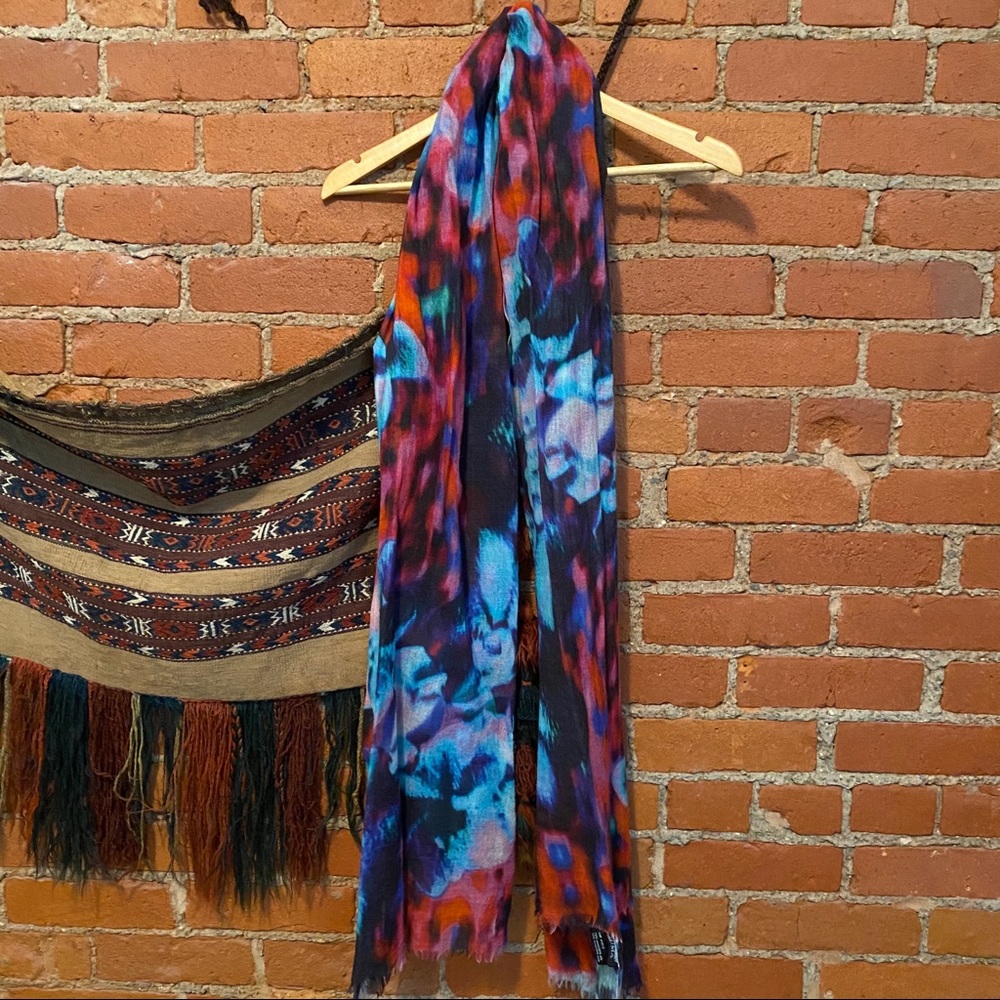 JUMA Merino Wool Digital Print Scarf